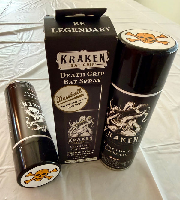 Kraken Death Grip Pine Tar Spray - Dirtbags Logo - Hold the Line