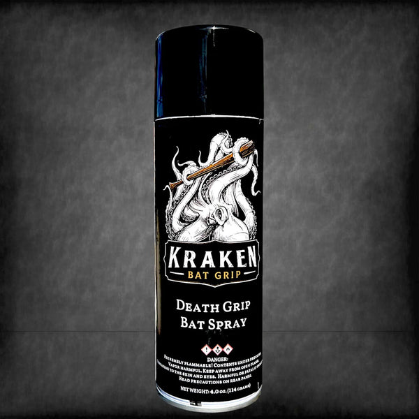 Kraken Death Grip Pine Tar Spray - Dirtbags Logo - Hold the Line