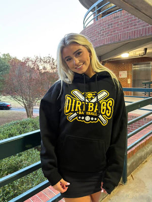 Heavyweight Black Dirtbags Hoodie