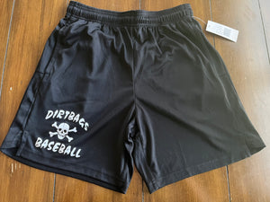 5” Two Pocket Shorts - Black - Crossbones Logo