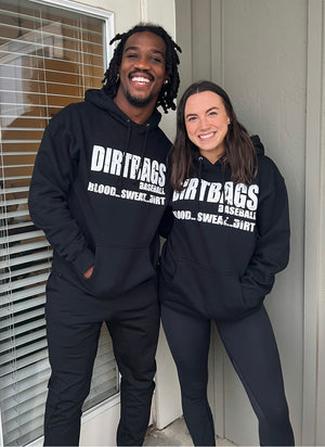 Heavyweight Black Dirtbags Hoodie