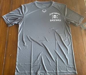 Charcoal Evoshield Dri-Fit Performance Tee - Crossbones Logo