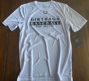 White Evoshield Dri-Fit Performance Tee