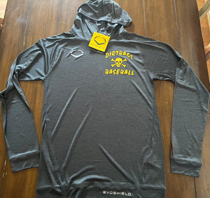 Charcoal Evoshield Training Hoodie - Gold Logo