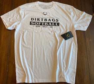 SOFTBALL Evoshield Short Sleeve Tee - White