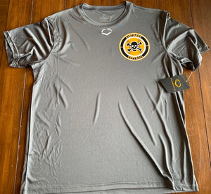 SOFTBALL Evoshield Dri-Fit Performance Tee - Circle Logo - Charcoal